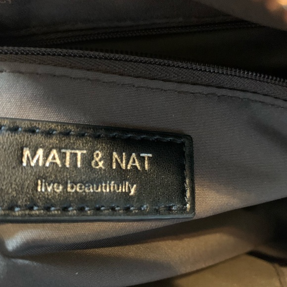 Matt & Nat Black Satchel with Structured Design and Top Handle - Picture 9 of 13